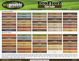 Timbersoy Color Ecoflorz Color Sealer Color Chart 35802