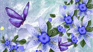Background power point bunga sakura bergerak. Wallpaper Bunga Dan Kupu Kupu