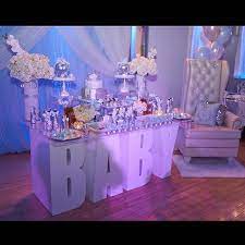 Taranasha Wallace On Instagram And What A Beautiful Baby Shower It Was Decor Primrosecoutur Baby Shower Backdrop Beautiful Baby Shower Baby Shower