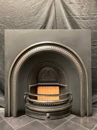 The 1/2 firebacks are our most economical heat reflectors and are suitable for light to moderate fireplace use. Large Cast Iron Fireplace Insert In The Victorian Style For Sale At 1stdibs