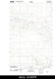 Map of devon montana hi-res stock photography and images