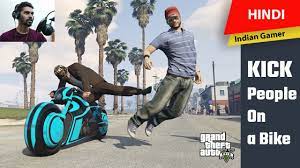 One of the most notable features that came along with grand theft auto v's biker update is the ability to melee while on motorcycles. Gta 5 Offline How To Use Melee Kick Weapons On Bike Biker Melee Sp 1 0 Mod Kick People On Bike Youtube