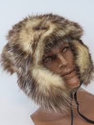 A Vintage Fur Trapper Hat With Label Within For Turkistukku Oy Helsinki Finland
