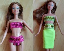 Barbie chelsea selber machen schnittmuster : Diy Barbie Kleidung Mit Ohne Nahen Einfache Anleitungen Fur Puppen