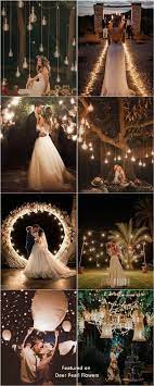 Outdoor Wedding Decoration Outdoor Wedding Decorations Night Wedding Photos Wedding Decorations