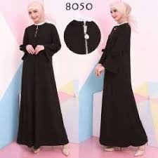 Baju gamis st guenesa : Model Gamis Brokat Hitam Elegan