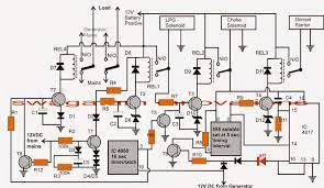 Automatic generator start and stop auto start and stop generator control circuit auto generator start and stop with battery and. 2 Simple Automatic Transfer Switch Ats Circuits Homemade Circuit Projects