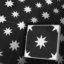 Tagged with fliesen 20x20 schwarz weiss. Zementfliesen Stern Schwarz Weiss Vintage Jugendstil Fliesen