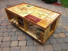 Very Cool Coffee Table Made Out Of Wine Crates Wine Crate Coffee Table Wine Crate Table Crate Table