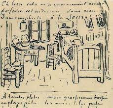 Here the pale purple of the tiles, the yellow of the furniture and the light. Vincent Van Gogh S Bedrooms Dailyart Magazine Art History Stories