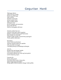 Pesan ini biasanya adalah pesan moral untuk para pembaca tentang beberapa tema. Doc Geguritan Hardi Taktunggu Tekamu Saben Dina Ing Omahku Kabar Kang Daktunggu Saka Awakmu Nambahi Wawasanku Mosak Masike Donya Maju Mundure Negara Minangka Warta Koran Minangka Alat Komunikasi Kang Kudu Diwerdi Mula Ora