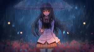 Maybe you would like to learn more about one of these? Anime Girl Rain Wallpaper Sad Alone Cartoon Boy 1920x1080 Wallpaper Teahub Io