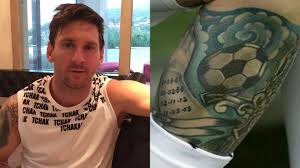 Como ha revelado la cuenta de twitter leo messi fan club, siempre al día de todo lo que acontece alrededor del mejor futbolista, messi aprovechó que el seleccionador argentino alejandro sabella concediera este martes la tarde libre a los jugadores de la albiceleste para tatuarse el nombre de su. El Significado De Las Cuatro Fechas Que Lionel Messi Tiene Tatuadas Tkm Argentina