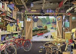 Check spelling or type a new query. Puzzles Grandpas Garage Every Piece Is Unique 300 Large Piece Jigsaw Puzzle For Adults Softclick Technology Means Pieces Fit Together Perfectly 13578 Ravensburger Toys Games