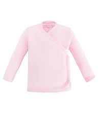 Organic Cotton Pink Long Sleeve Side Snap T Shirt For Baby Under The Nile
