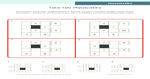 Maybe you would like to learn more about one of these? Belajar Anak Teka Teki Silang Matematika 2