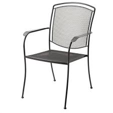 Kettler Henley Wrought Iron Patio Dining Arm Chair Bbqguys Patio Dining Dining Arm Chair Patio Furnishings