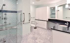 Spacing between the toilet and other elements, the position of the toilet paper holder, operation of the flush mechanism, and other things mention. Accessible Home Design In Md D C Northern Va Handicap Bathroom Design Wheelchair Accessible Shower Plans Ada Bath Designs Glickman Design Build