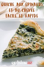 Quiche Aux Epinards Et Au Chevre Facile Et Rapide Recette En 2020 Quiche Epinard Recette Quiche Epinard Recette Entree Chaude