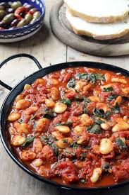 Spanish Beans With Tomatoes Easy 20 Mins Cheap Vegan Meals Bean Recipes Spanish Tapas Recipes