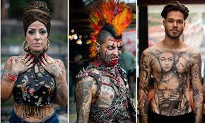 While there are many tattoo reality shows currently on the air, from ink master to black ink crew to how far is tattoo far—at one point, there were dozens of programs airing at one time. World S Greatest Tattoo Artists Show Off Amazing Body Art Skills At Massive Convention In London Daily Mail Online