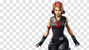 The skin includes a black. Fortnite Battle Royale Black Widow Video Games Epic Animation Transparent Png