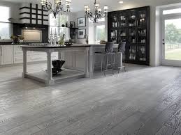 Grey Hardwood Floors Contemporary Kitchen Design Ideas Black Cupboard White Cabinetss Black Backsplash Grey Hardwood Floors Grey Flooring Grey Wood Floors