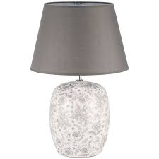 Price and stock could change after publish date, and we may make money from these links. Ditsy Grey Floral Table Lamp
