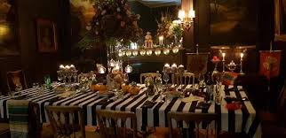 The space is looking as beautiful as ever, particularly with it's stunning new features. The Grand Dining Room Laid Out Ready Themed For Our Day Of The Dead Themed Party Picture Of Leighton Hall Carnforth Tripadvisor