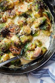 Creamy Brussels Sprouts Gratin Eatwell101 Recipe Keto Sidedish Brusselssprouts An Easy 2020 Yemek Tarifleri Saglikli Gidalar Vejetaryen Tarifleri