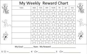 Printable Reward Charts For Kids And Positive Behavior Supports