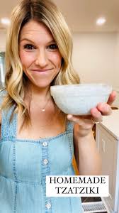 HOMEMADE TZATZIKI👌🏻 you’ll want to put it