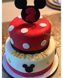 2nd Birthday Mickey Mouse Birthday Cake For 2 Year Old Boy Mickey Mouse Birthday Cake For Two Year Old 2 Year Old Birthday Cake Batman Birthday Cakes New Birthday Cake