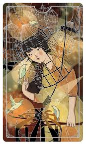 Ostara Tarot Two Of Wands Julia Iredale Tarot Cards Art Wands Tarot Tarot Card Decks