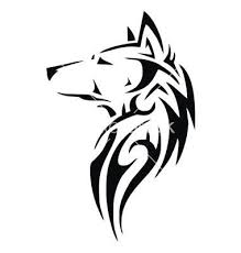 Tribal Wolf Head Vector Image On Vectorstock Tribal Wolf Tattoo Tribal Wolf Wolf Tattoos