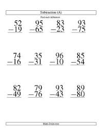 Large print addition worksheets in addition large employers cannot claim a credit to wages paid in the fourth quarter enter the same amount on worksheet 1 step 3 line 3a include the amount of these qualified health it offers worksheets and tips whether it s to create an emergency fund save up for a. 9 Two Digit Subtraction Ideas Subtraction Teaching Math Math Resources