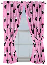 Unbranded minnie mouse wall decals & stickers for children. Jay Franco Disney Minnie Mouse Hearts N Love 63 Inch Drapes Beautiful Room Decor Easy Set Up Bedding Curtains Include 2 Tiebacks 4 Piece Set Official Disney Product Buy