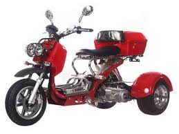 For some riders, the thought of an automatic transmission is paramount to sacrilege. Tri012 150cc Trike Automatic Transmission Gy 6 Engine Air Cooled Differential Gears Front Rear Disc Brakes Aluminum Wheels Trike Motorcycle Scooter Bike