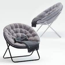 1pc adjustable modern swivel round tufted back accent chair pu leather white new. Solid Hang A Round Chair 3d Model Turbosquid 1336919