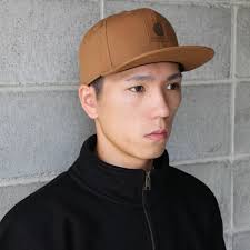 CARHARTT WIP LOGO CAP HAMILTON BROWN
