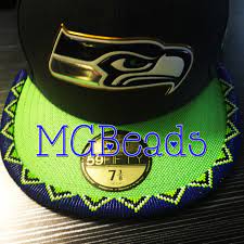 Beaded Hat Brim By Sam Finkbonner Beaded Hat Bead Weaving Tutorials Beaded Hat Brim