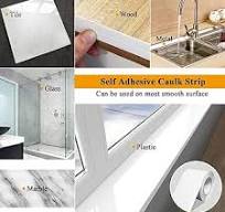 Bagno & Cucina nastro adesivo in PVC, 3,8 cm x 10,5 m, nastro sigillante  impermeabile per calafataggio per cucina, piano cottura, bagno, vasca, ...