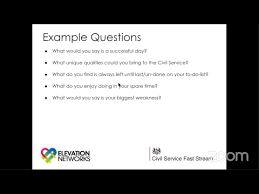 Civil Service Fast Stream Video Interview Practise Webinar 9th November 2018 Youtube