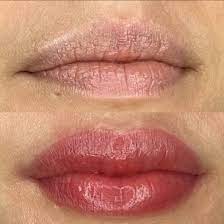 This Method Yields Soft And Fresh Results No Harsh Outlines Just A Subtle Blush Of Color To Define Sha Lips Shades Permanent Makeup Eyeliner Lip Color Tattoo