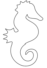Image Result For Animals Templates Seahorse Crafts Animal Templates Seahorse Drawing