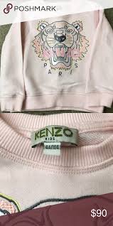 Kenzo Kids Pink Sweat Shirt Size 4 4a 104 Kenzo Kids Pink Sweats Pink Sweater Outfit