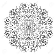 Includes i can sing a rainbow free printable musical adult coloring page. Decorative Mandala With Love Hearts Coloring Book For Adult Stock Photo Picture And Royalty Free Image Image 61441047