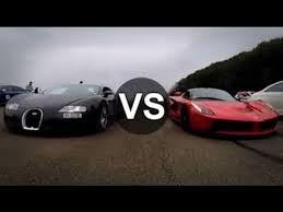 Bugatti veyron supersport wre vs ferrari f430 vs lamborghini diablo sv. Ferrari Laferrari Vs Bugatti Veyron Drag Race Supercar Racing Youtube