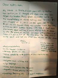 Child Knows Autistic Parenting Skills Best Read The Sweet Note She Wrote For Mom Good News Network