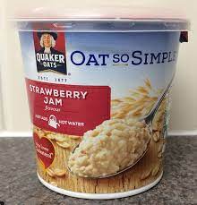 Quaker Oat So Simple Strawberry Jam Flavor Oats Quaker Strawberry Jam Dog Food Recipes
